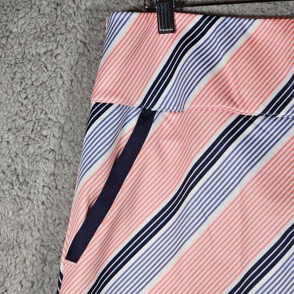 VTG Adidas Women's Climacool Golf Tennis Skort Coral  Navy Performance Fabric - Picture 9 of 16